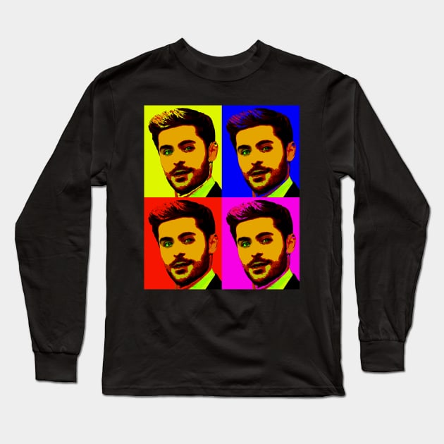 zac efron Long Sleeve T-Shirt by oryan80